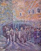 Vincent Van Gogh The Round of the Prisoners Spain oil painting artist